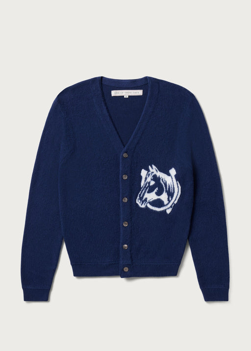 One Of These Days - Collegiate Cardigan in Navy