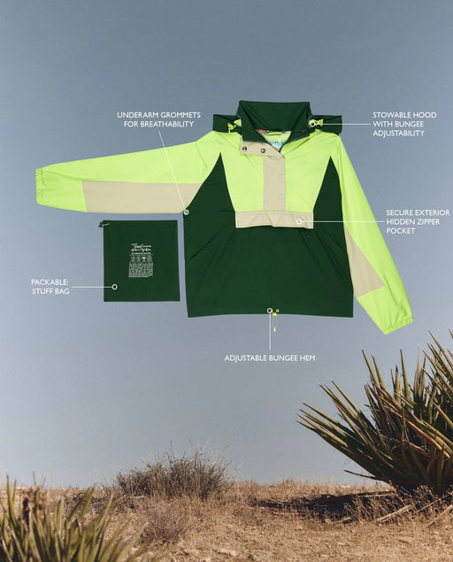 The Great Outdoors - Moss & Citron Crestline Pullover