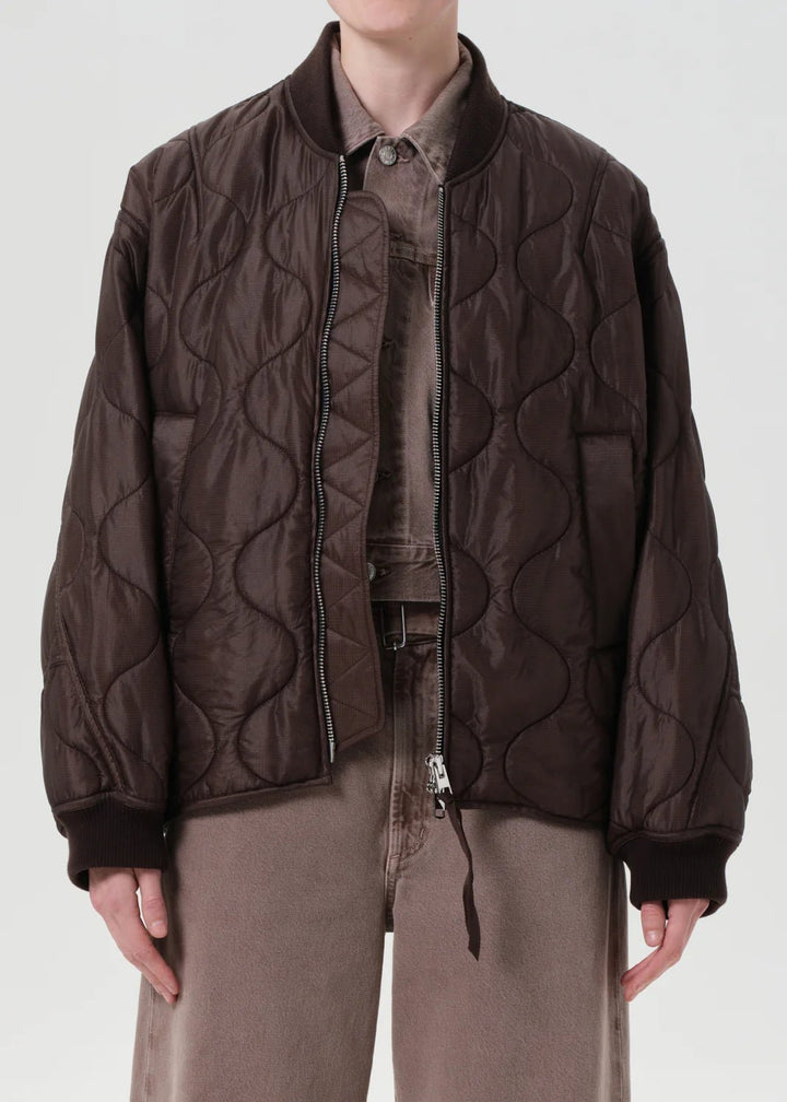 Agolde - Bourbon Isla Quilted Jacket - Kalifornia Jean Bar