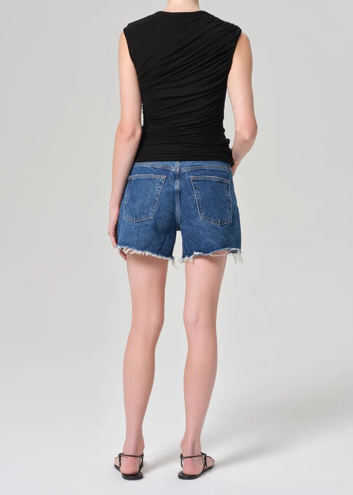 Agolde - Parker Long Short in Caution - Kalifornia Jean Bar