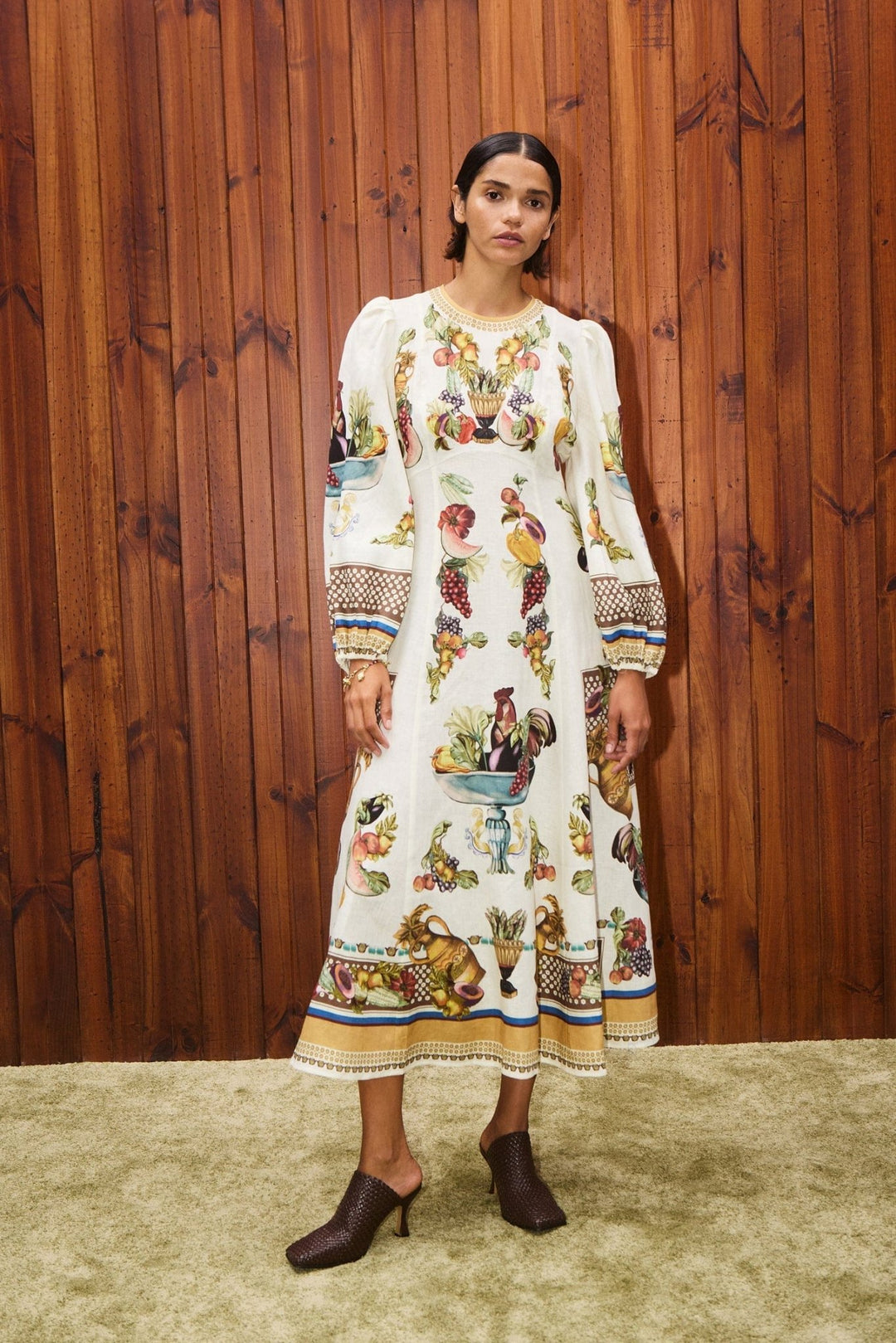 Alémais - Mercado Midi Dress - Kalifornia Jean Bar