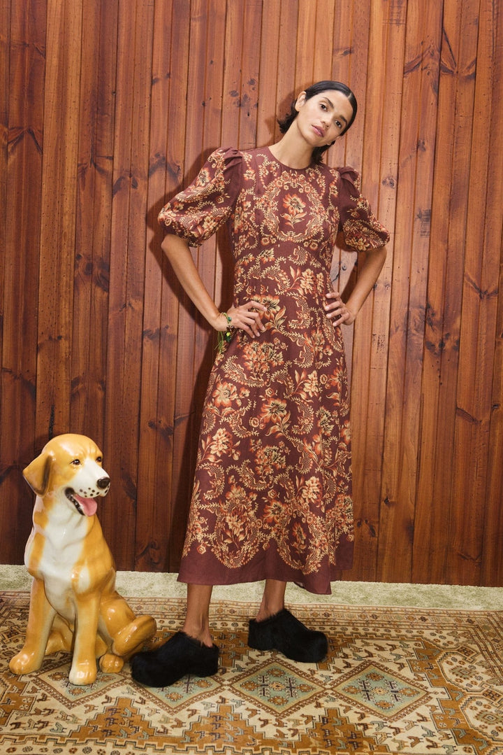 Alémais - Seraphina Midi Dress - Kalifornia Jean Bar