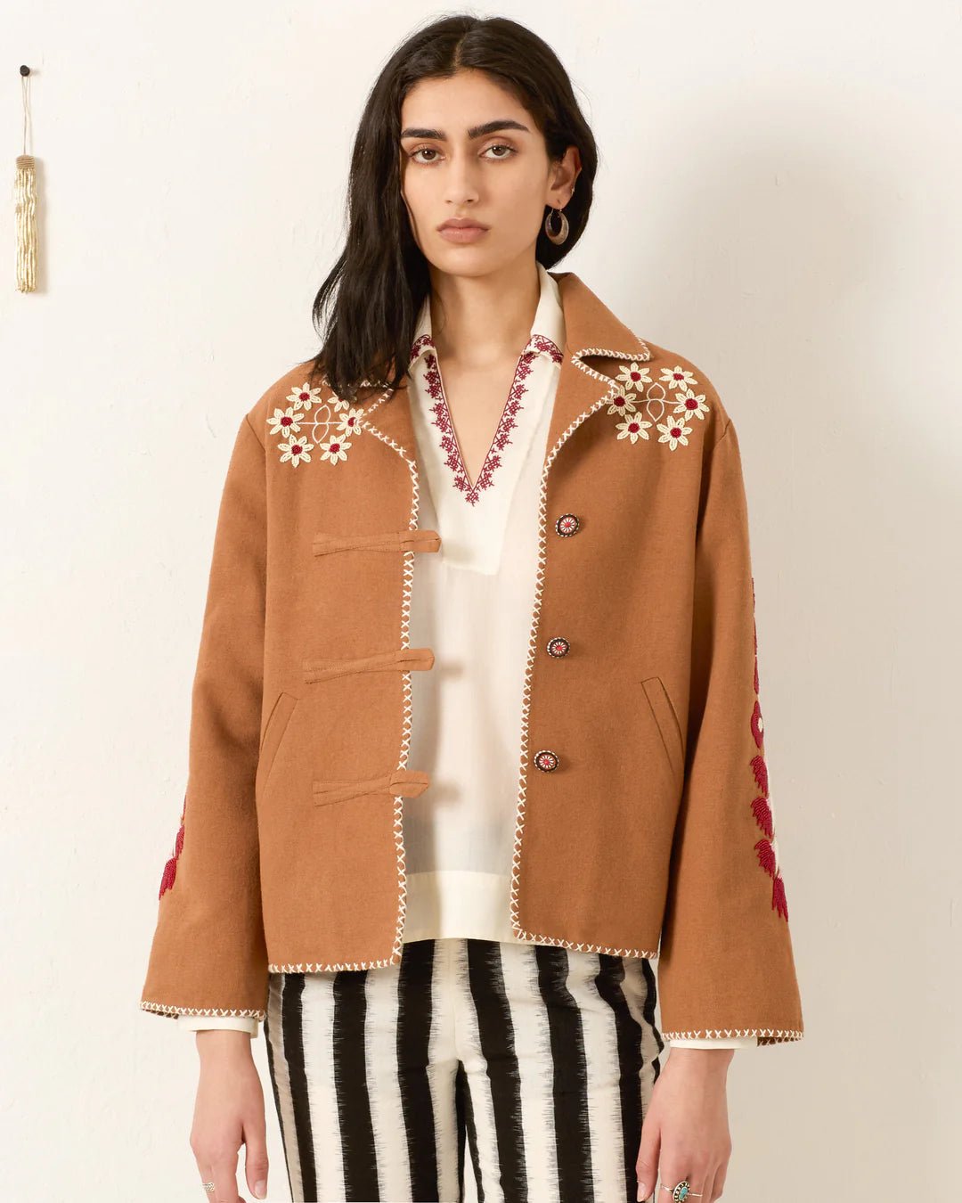 cactus jacket Alix Of Bohemia Western Jacket Cactus Bloom in Multi