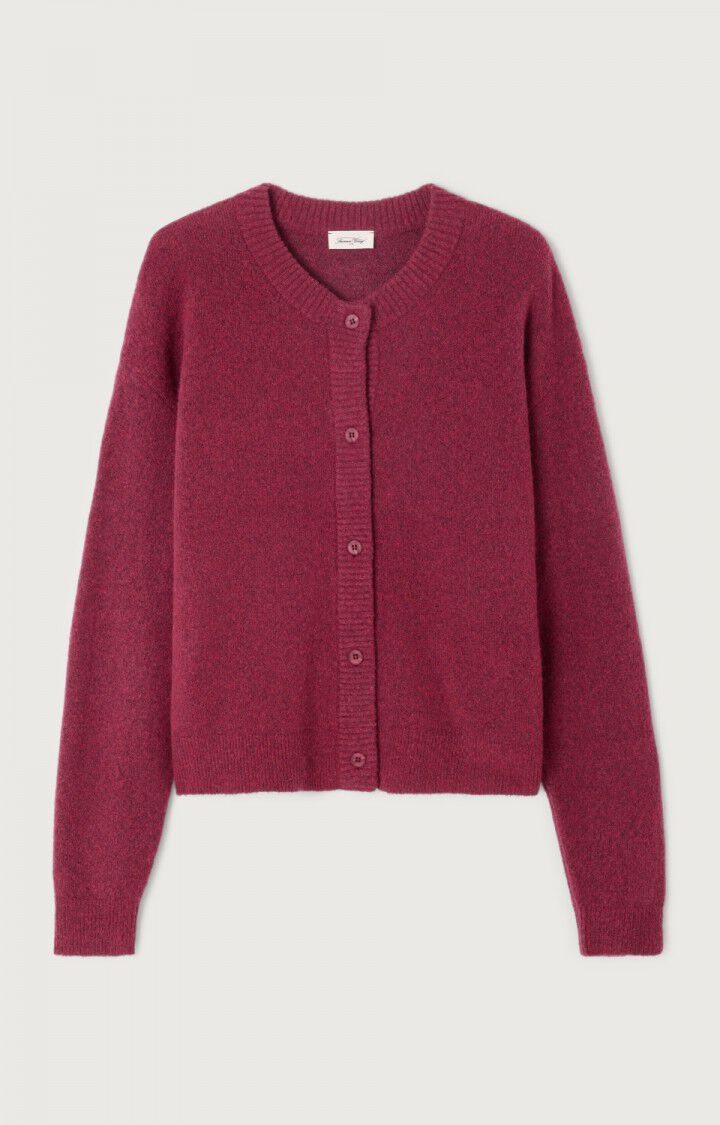 American Vintage - Mottled Grape Damsville Cardigan - Kalifornia Jean Bar