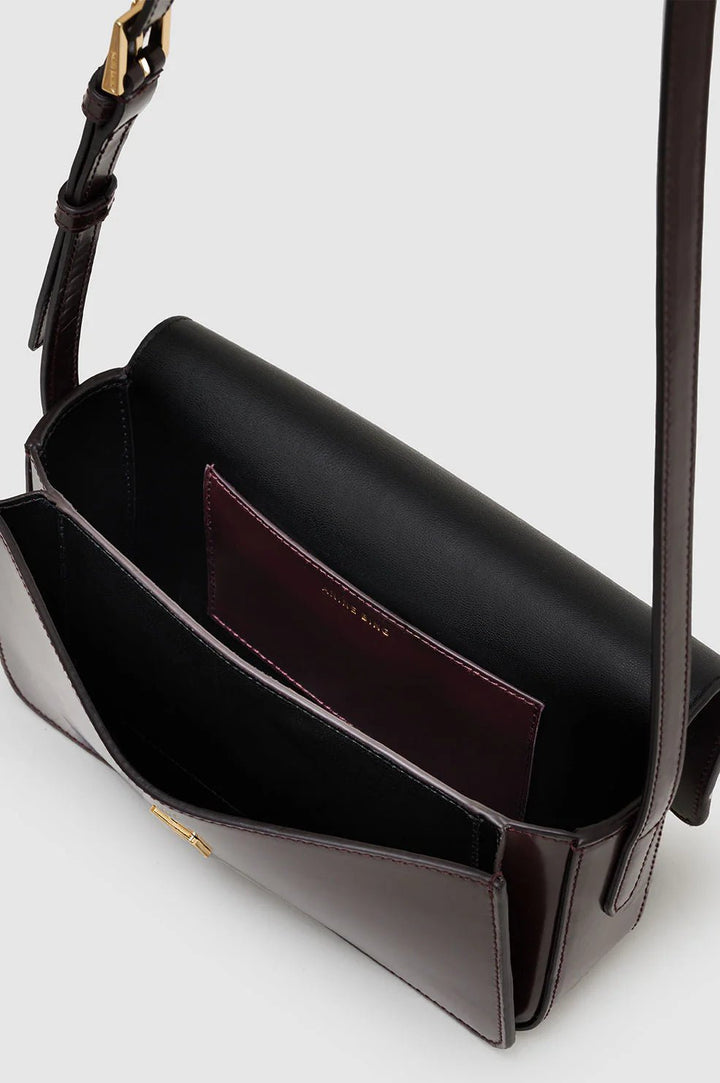 Anine Bing - Burgundy Elly Crossbody Bag - Kalifornia Jean Bar