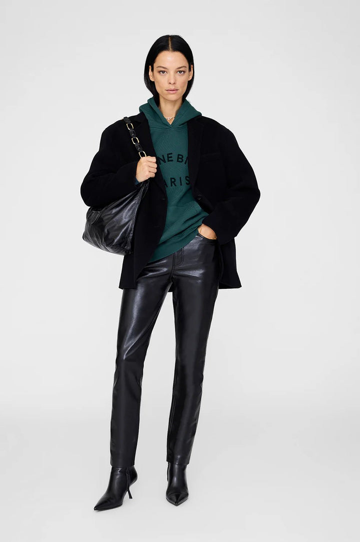 Anine Bing - Dark Teal Harvey Sweatshirt - Kalifornia Jean Bar
