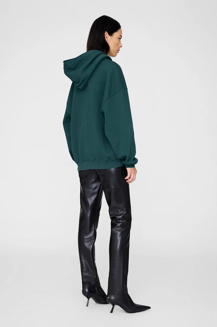 Anine Bing - Dark Teal Harvey Sweatshirt - Kalifornia Jean Bar