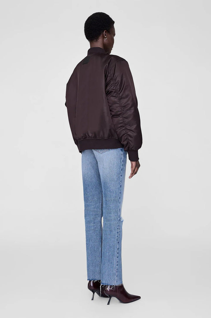 Anine Bing - Deep Brown Leon Bomber - Kalifornia Jean Bar