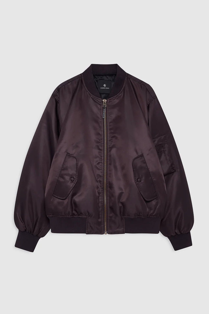 Anine Bing - Deep Brown Leon Bomber - Kalifornia Jean Bar