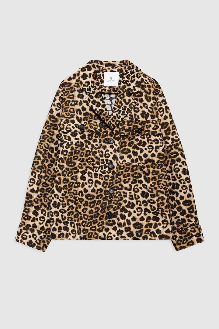 Anine Bing - Leopard Flynn Jacket - Kalifornia Jean Bar