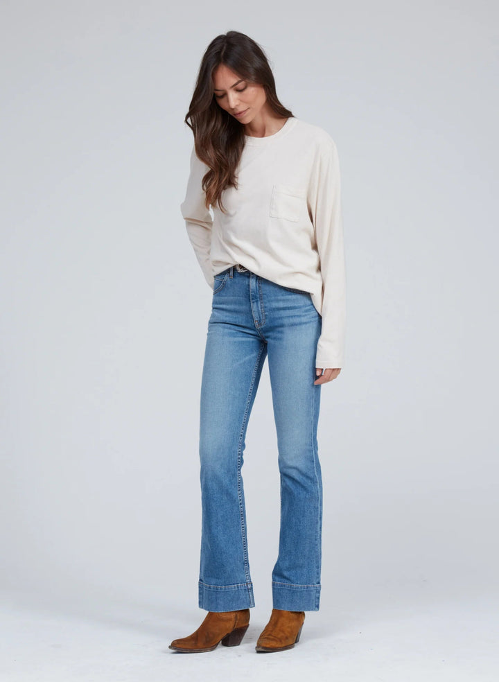 Askk NY - Mammoth High Rise Boot Jean - Kalifornia Jean Bar