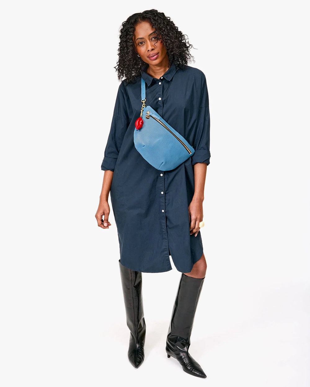 Clare V - Grande Fanny in Desert Blue - Kalifornia Jean Bar