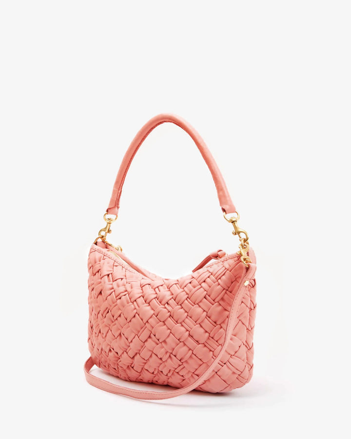 Clare V. - Petit Moyen Puff Messenger in Blush - Kalifornia Jean Bar