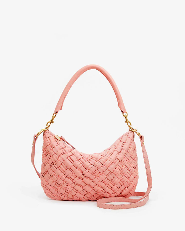Clare V. - Petit Moyen Puff Messenger in Blush - Kalifornia Jean Bar