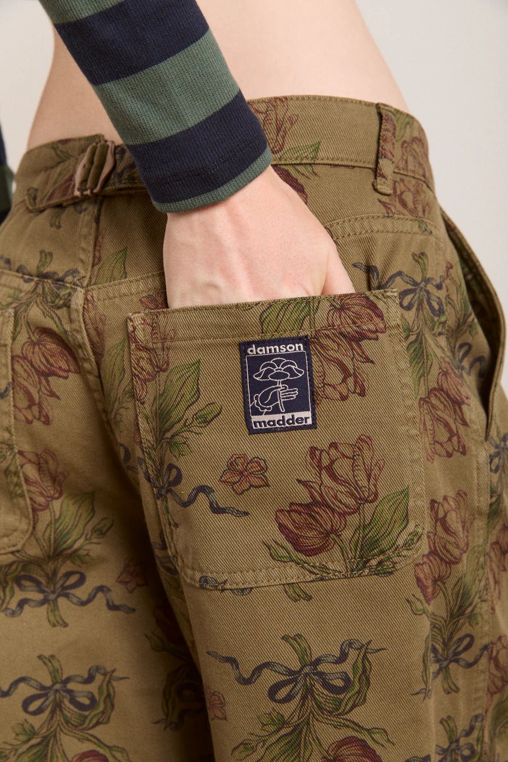 Damson Madder - Drew Jeans in Tulip Khaki - Kalifornia Jean Bar