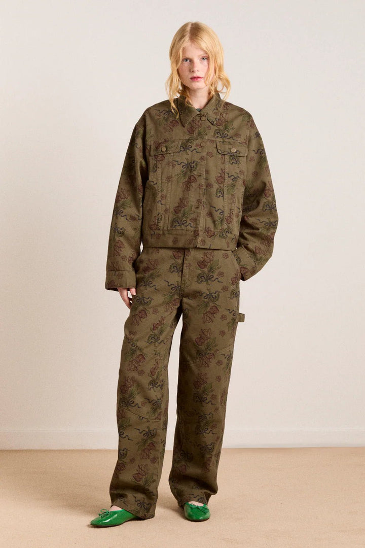 Damson Madder - Drew Jeans in Tulip Khaki - Kalifornia Jean Bar