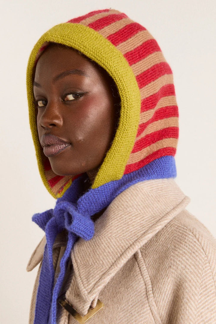 Damson Madder - Striped Bonnet in Mix Stripe - Kalifornia Jean Bar