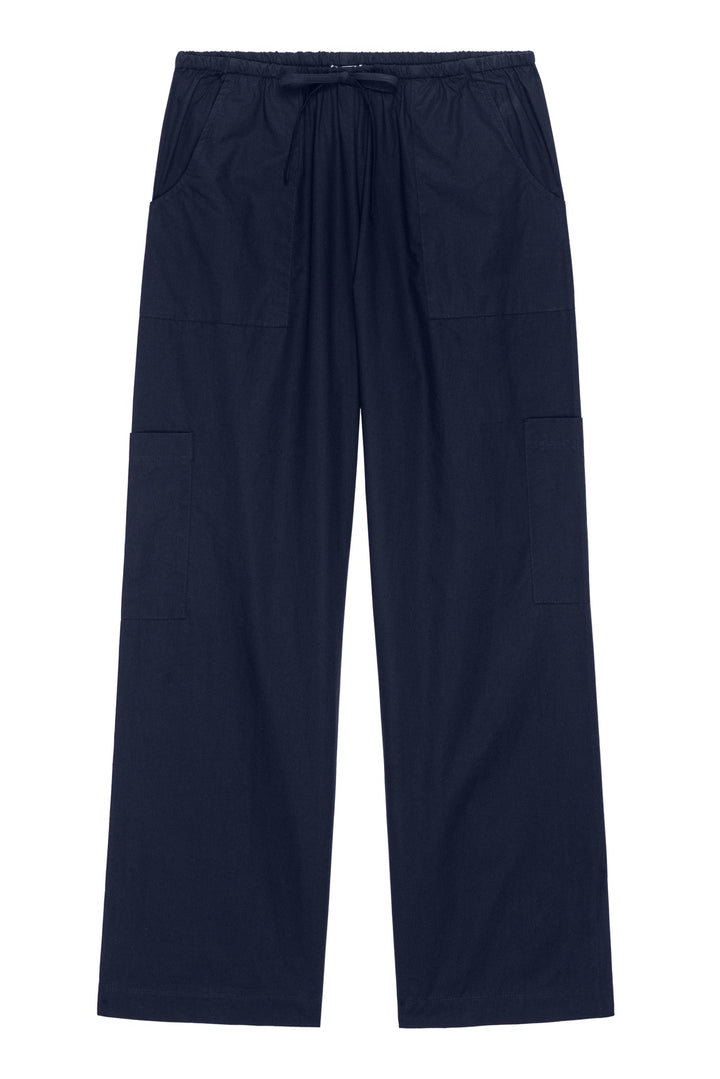 Donni - Navy Pop Drawstring Cargo Pant - Kalifornia Jean Bar