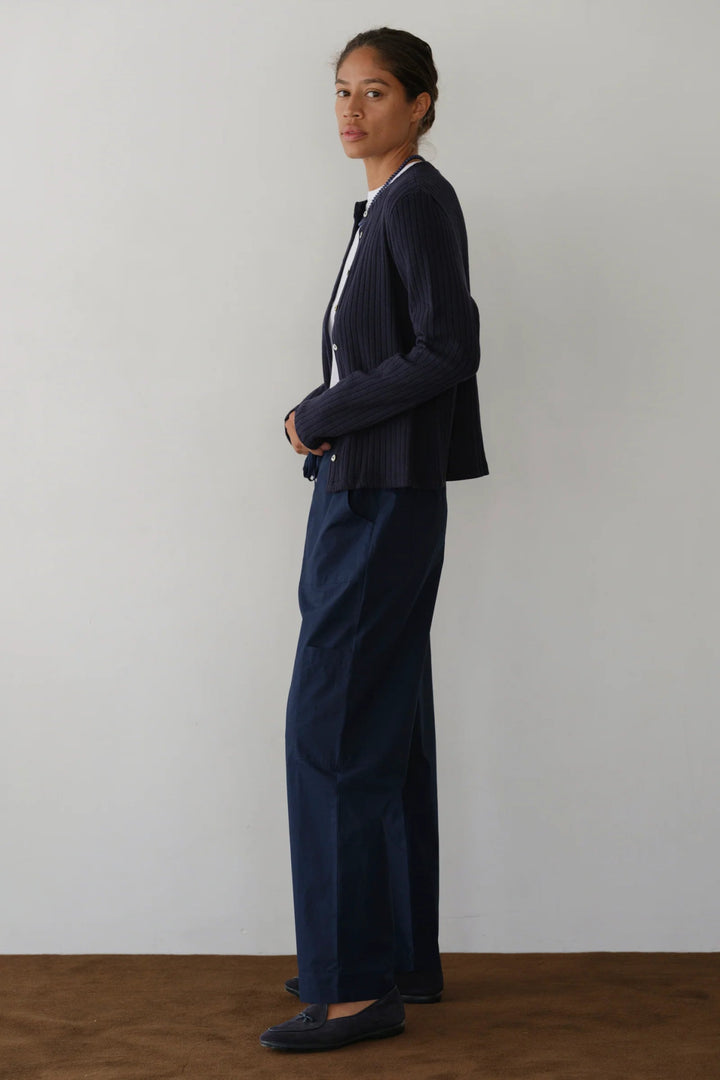 Donni - Navy Pop Drawstring Cargo Pant - Kalifornia Jean Bar