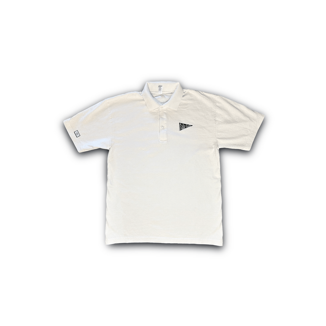 Fade Golf Co. - Vintage Pennant Polo in Off - White - Kalifornia Jean Bar