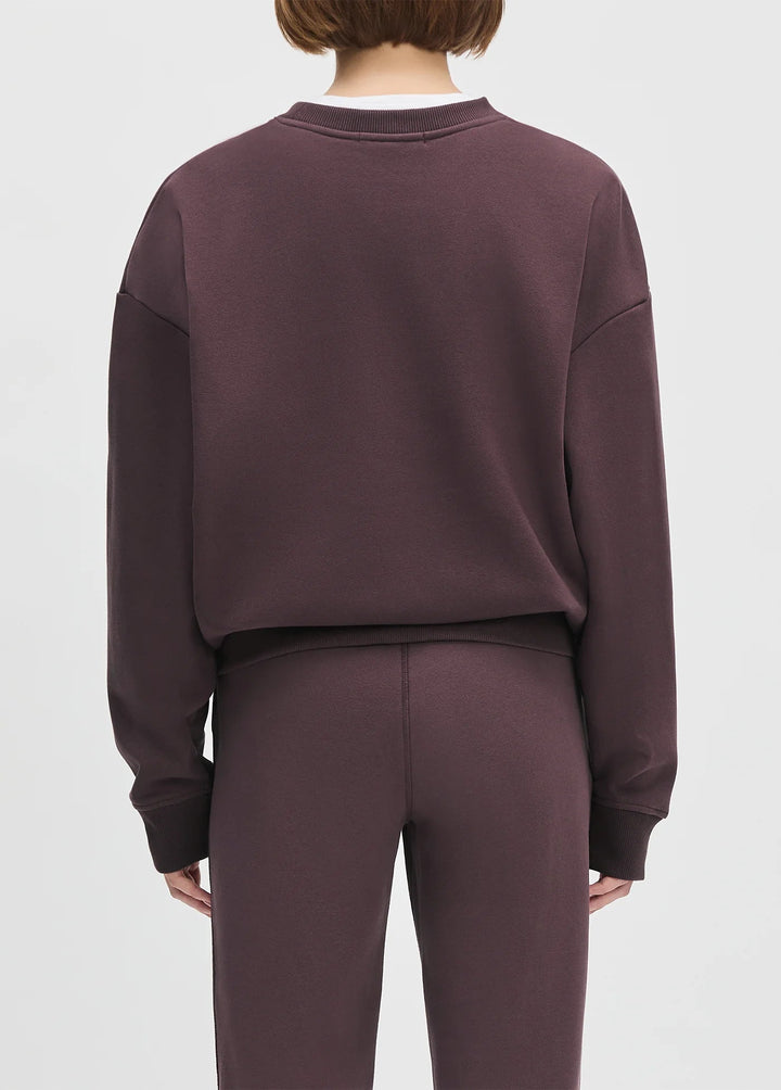 Favorite Daughter - Burgandy/Gardenia Collegiate Sweatshirt - Kalifornia Jean Bar