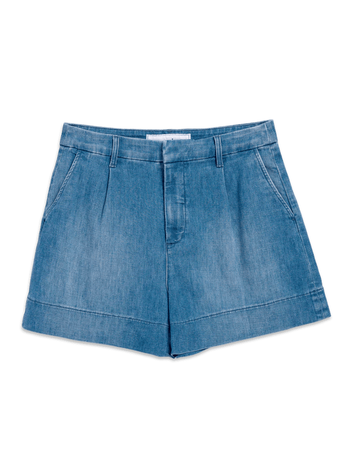 Frank & Eileen - Light Blue Waterford Walking Short 1968 Wash - Kalifornia Jean Bar