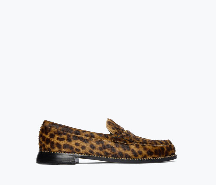 Freda Salvador - Leopard Haircalf Elba Penny Loafer - Kalifornia Jean Bar