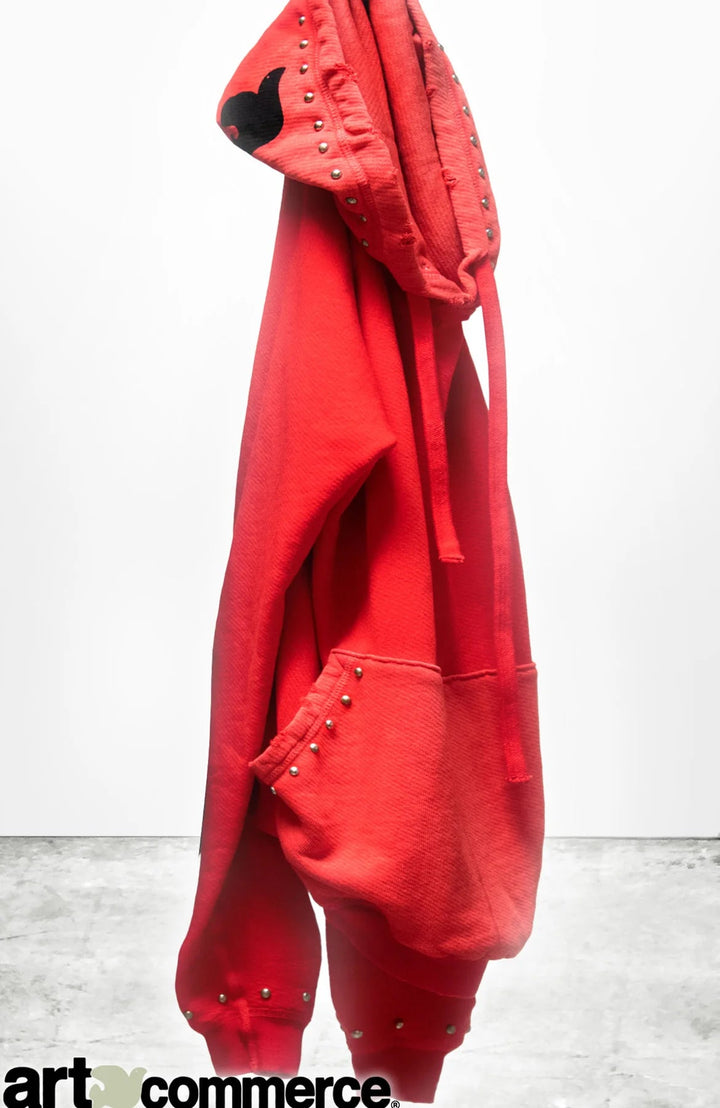 FREECITY - Hotred Powder Supervintage Yumm Home/Stud Shrunken Hoodie - Kalifornia Jean Bar