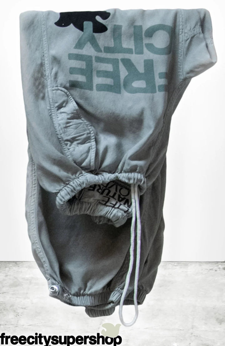 Freecity - Silver Rock Flap/Snap Matte Satin Airjump Pant - Kalifornia Jean Bar