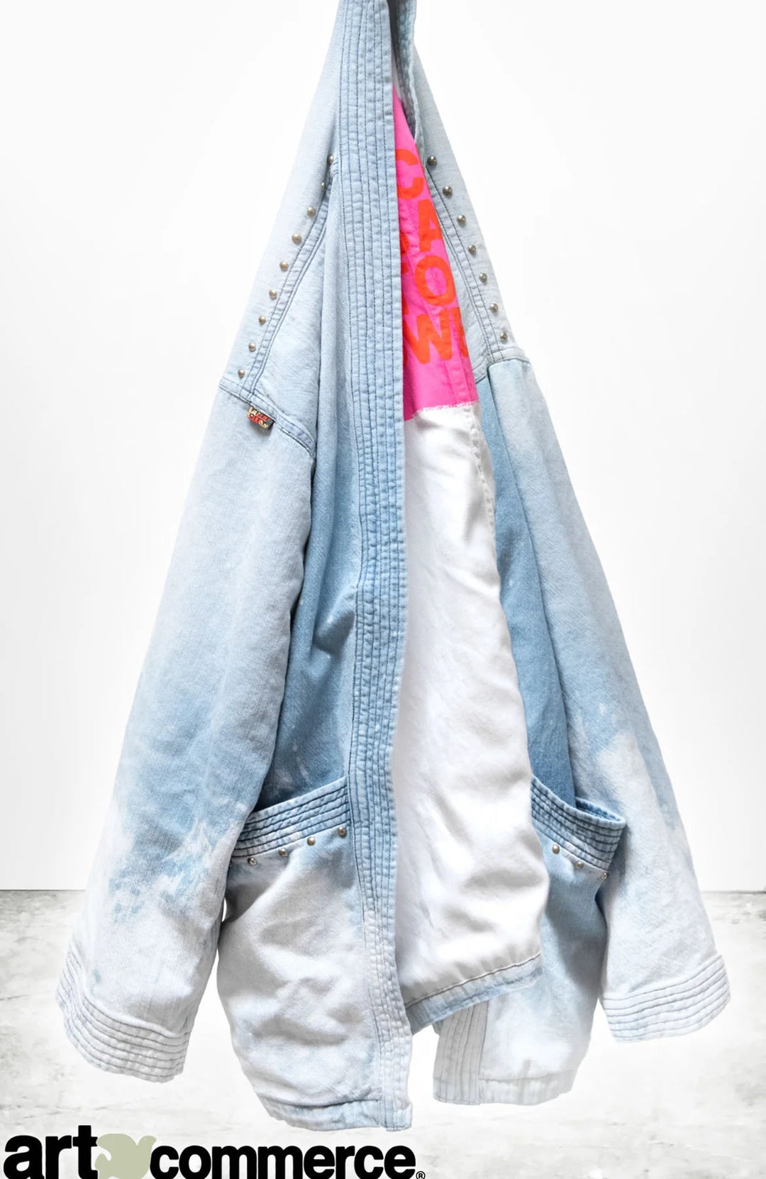 FREECITY - Superfadeout Cloud Airjump Bleachout Japanese Indigo Cardigan - Kalifornia Jean Bar