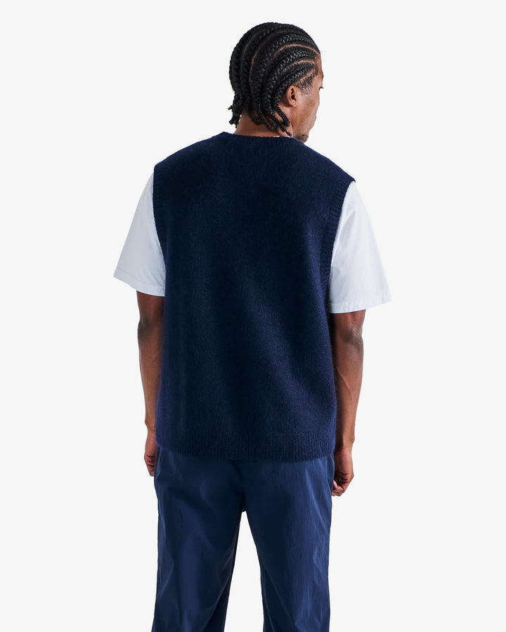 Malbon - Domenica Vest in Navy - Kalifornia Jean Bar