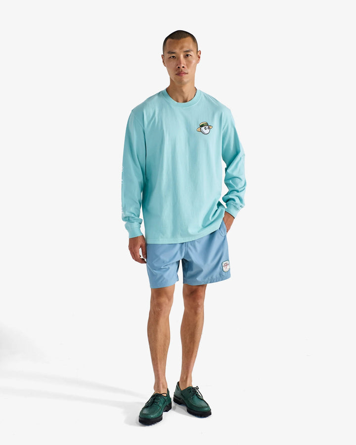 Malbon - MARINA LONG SLEEVE TEE - LIGHT BLUE - Kalifornia Jean Bar
