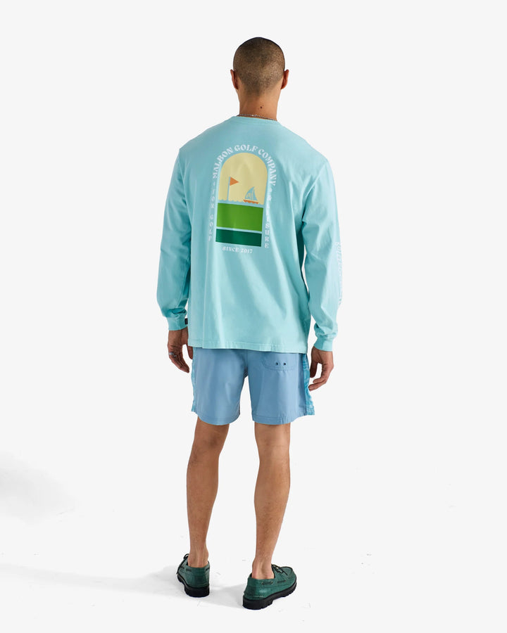 Malbon - MARINA LONG SLEEVE TEE - LIGHT BLUE - Kalifornia Jean Bar