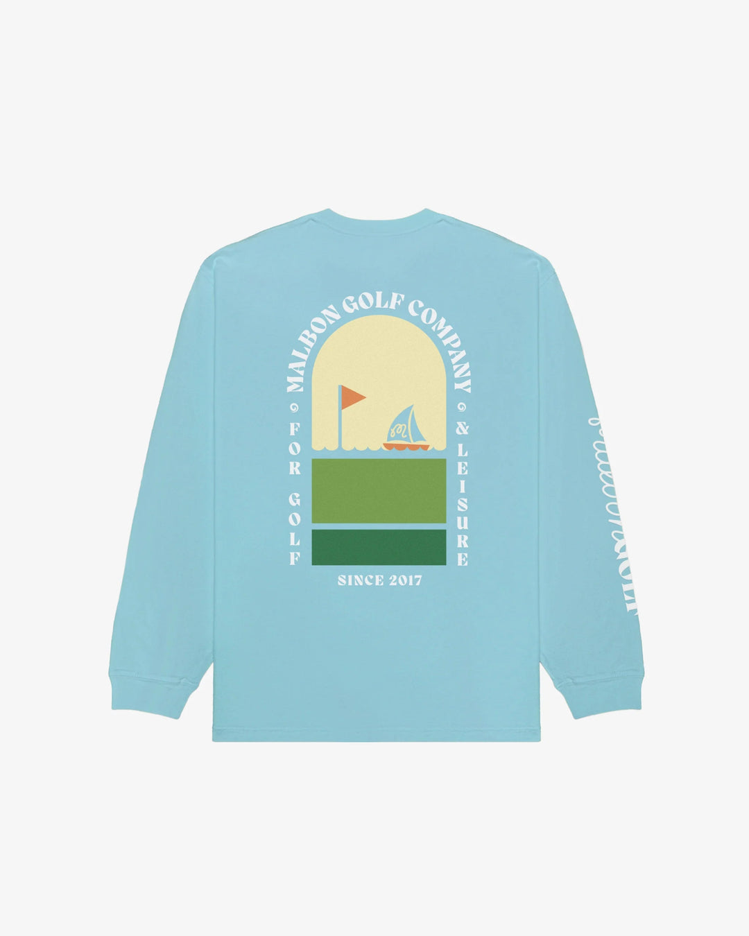 Malbon - MARINA LONG SLEEVE TEE - LIGHT BLUE - Kalifornia Jean Bar