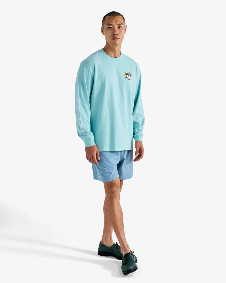 Malbon - MARINA LONG SLEEVE TEE - LIGHT BLUE - Kalifornia Jean Bar