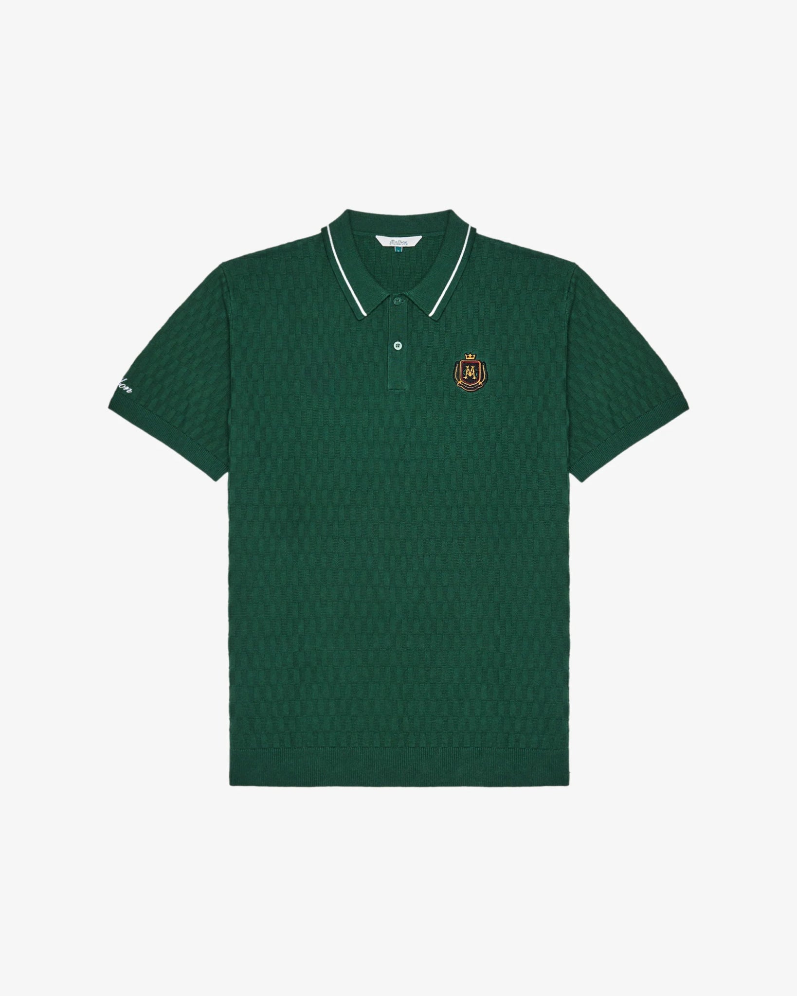 malbon-myrtle-crest-knit-polo-