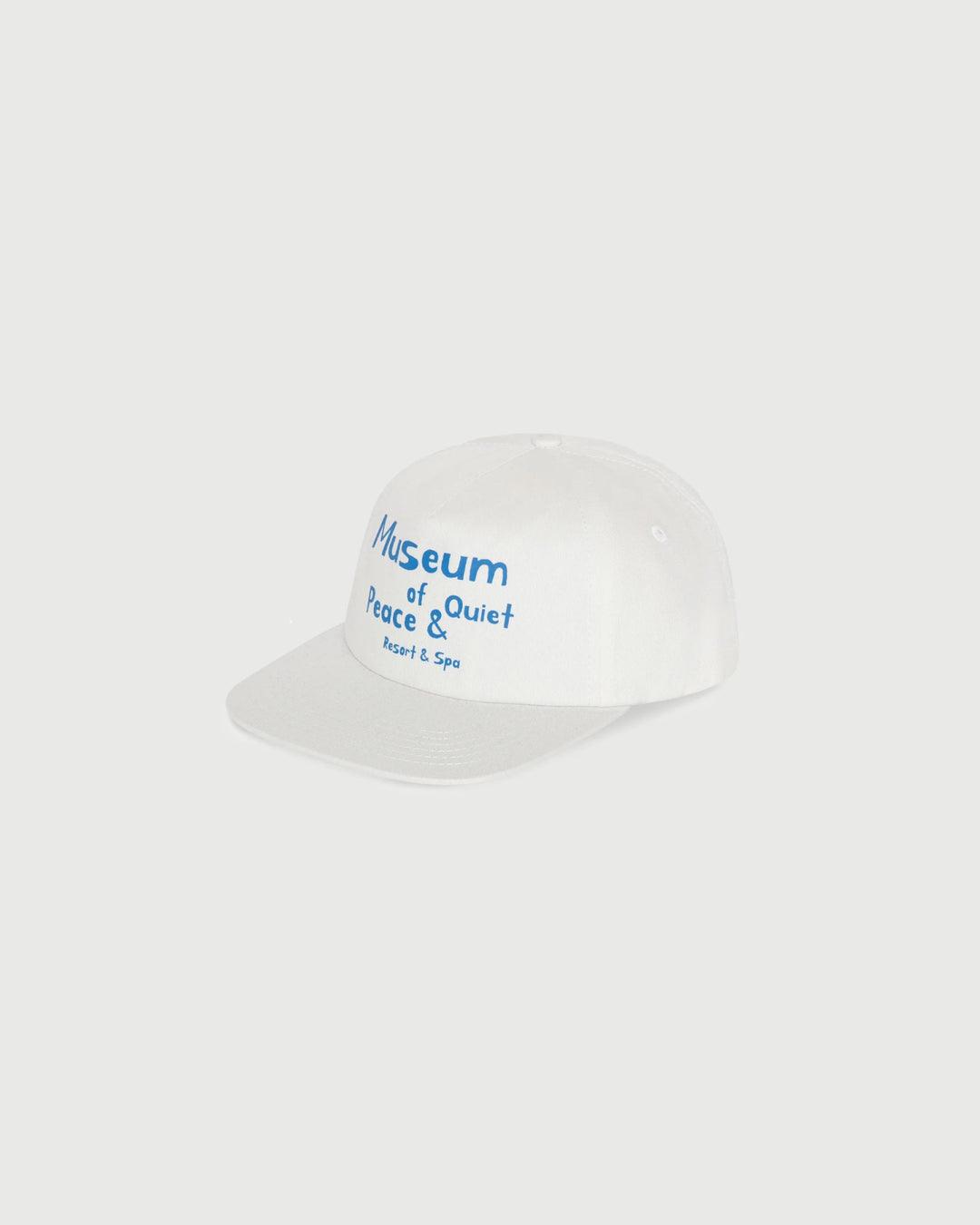 MoPQ - Resort Five Panel Hat in White - Kalifornia Jean Bar