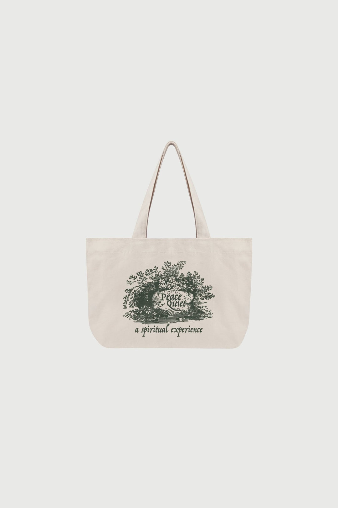 MoPQ - Spiritual Experience Tote Bag in Bone - Kalifornia Jean Bar