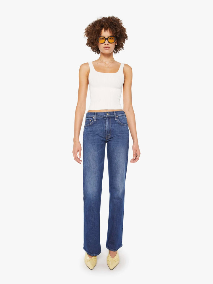 Mother - Bookie Sneak Jean in Perfectly Imperfect - Kalifornia Jean Bar