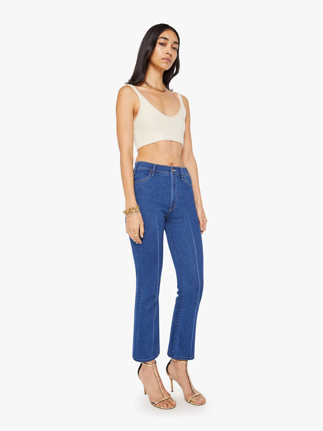 Mother - Hustler Ankle Jean in Side Gig - Kalifornia Jean Bar