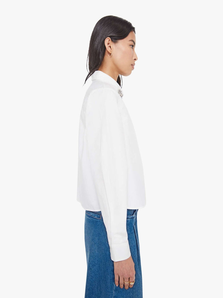 Mother - The Honor Shirt in White - Kalifornia Jean Bar