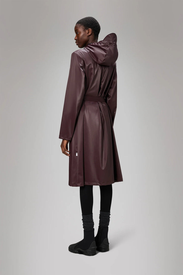 RAINS - A - Line Longer W Jacket in Depth - Kalifornia Jean Bar