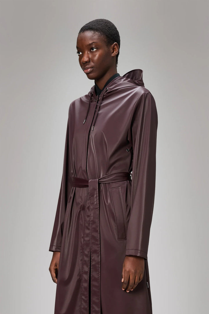 RAINS - A - Line Longer W Jacket in Depth - Kalifornia Jean Bar