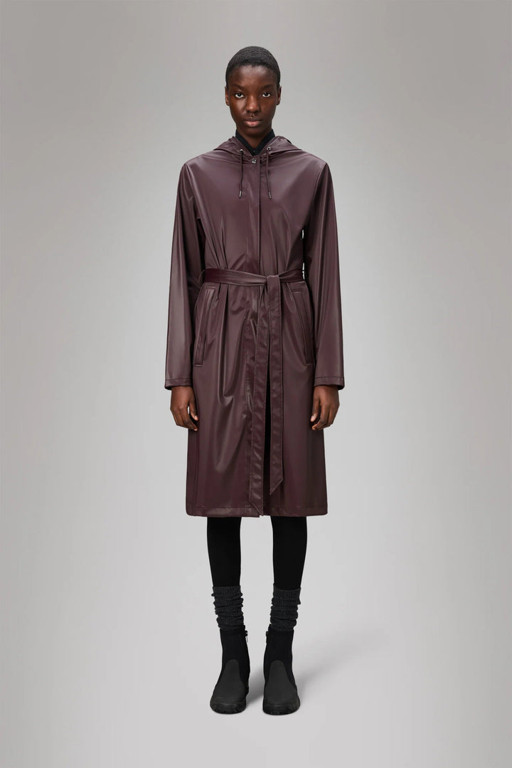 RAINS - A - Line Longer W Jacket in Depth - Kalifornia Jean Bar