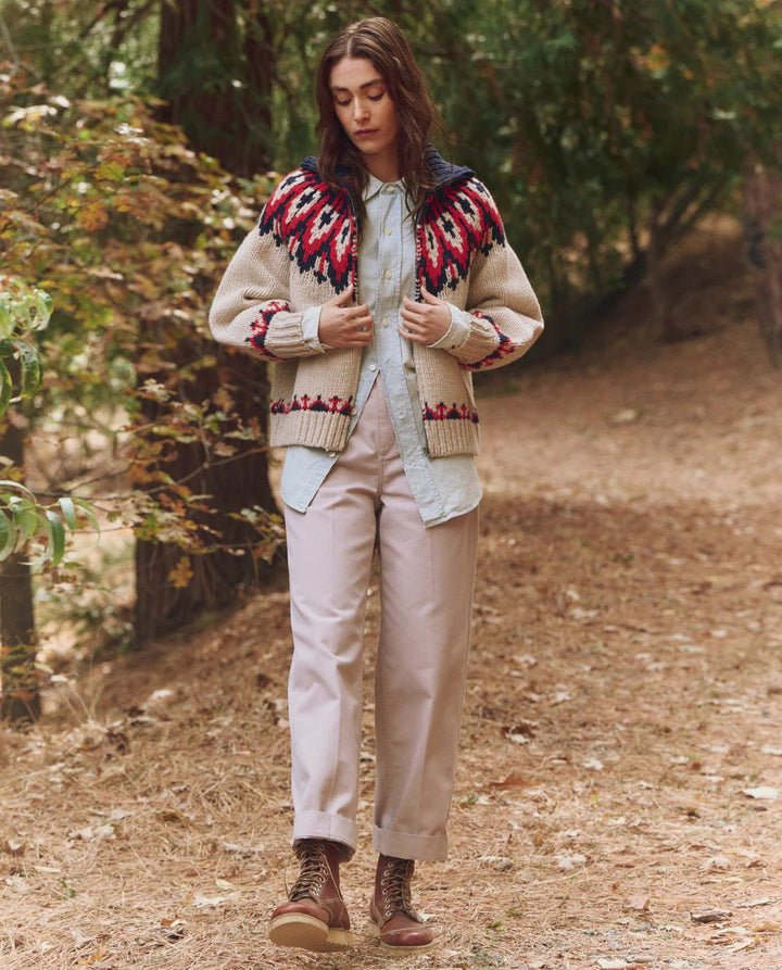 The Great - Nordic Sweater in Glacier Fair Isle - Kalifornia Jean Bar