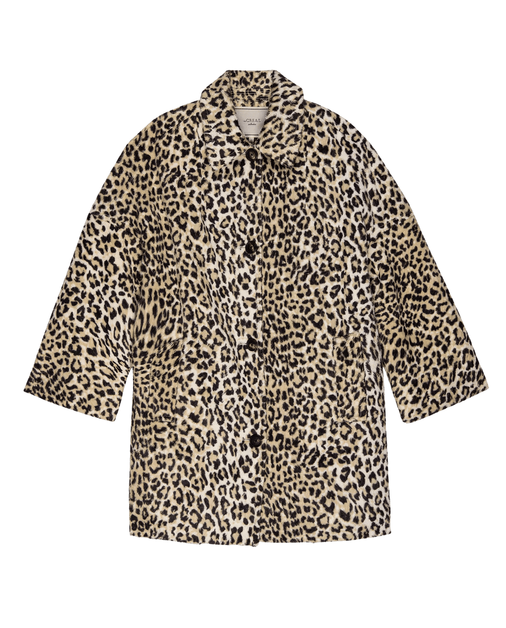 The Great - Vintage Leopard Car Coat - Kalifornia Jean Bar