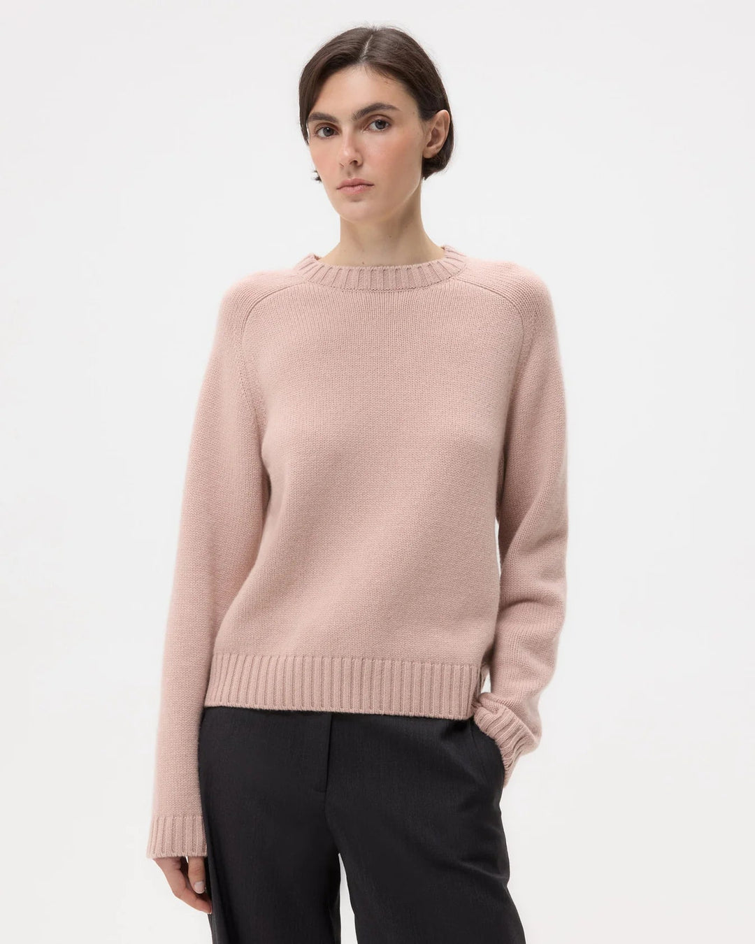 TWP - Blush New Jill Crewneck - Kalifornia Jean Bar