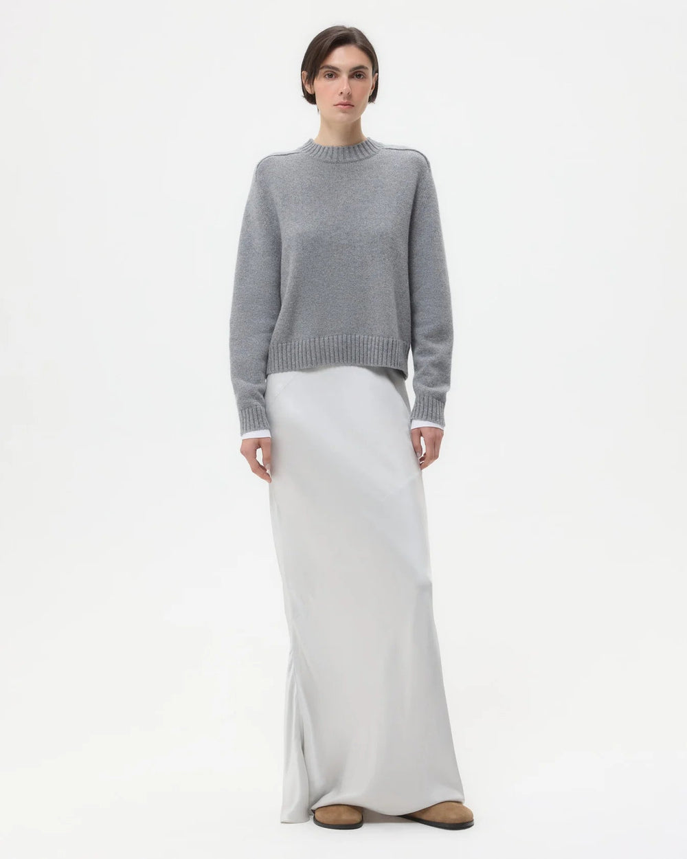 TWP - Grey New Jill Crewneck - Kalifornia Jean Bar