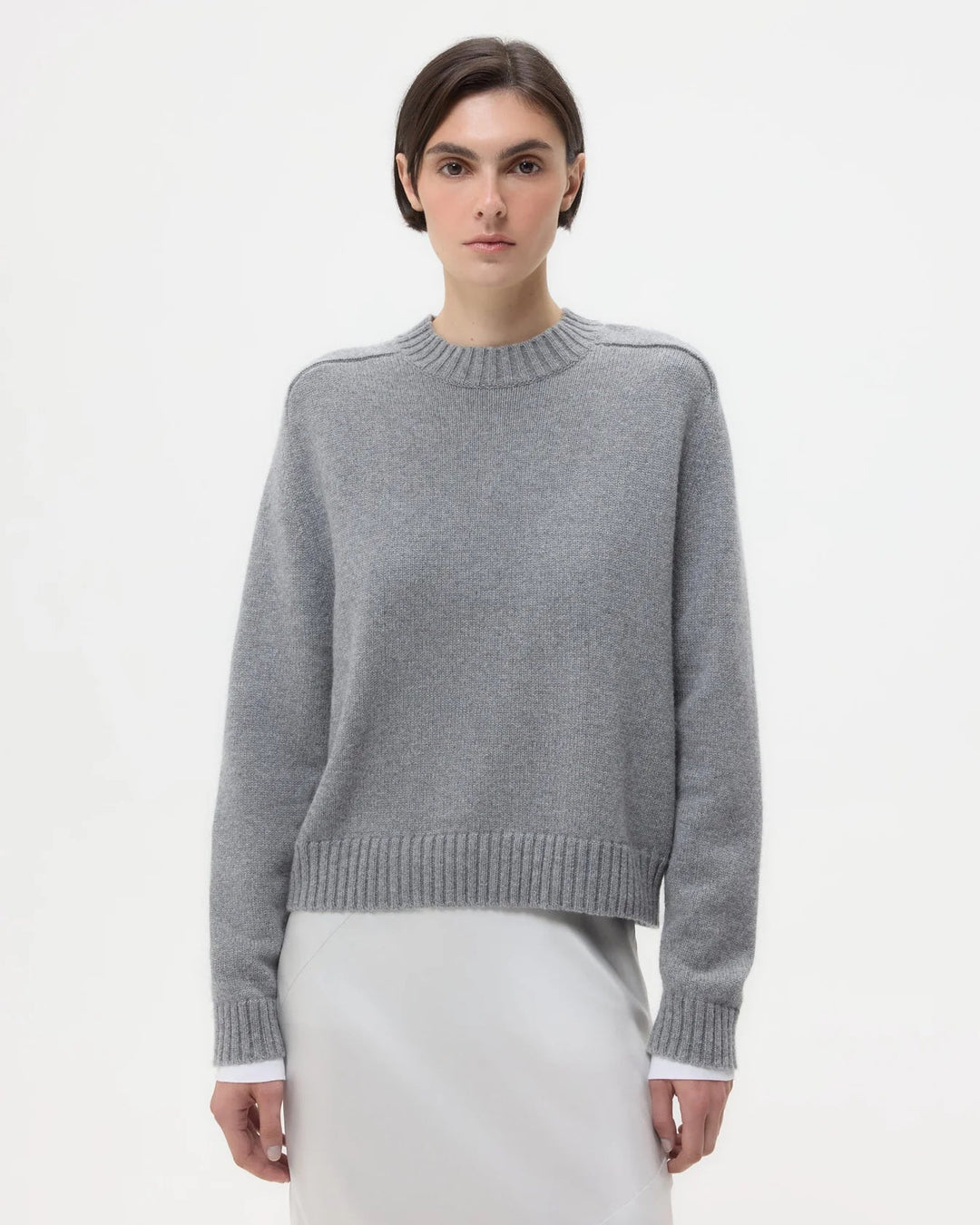 TWP - Grey New Jill Crewneck - Kalifornia Jean Bar