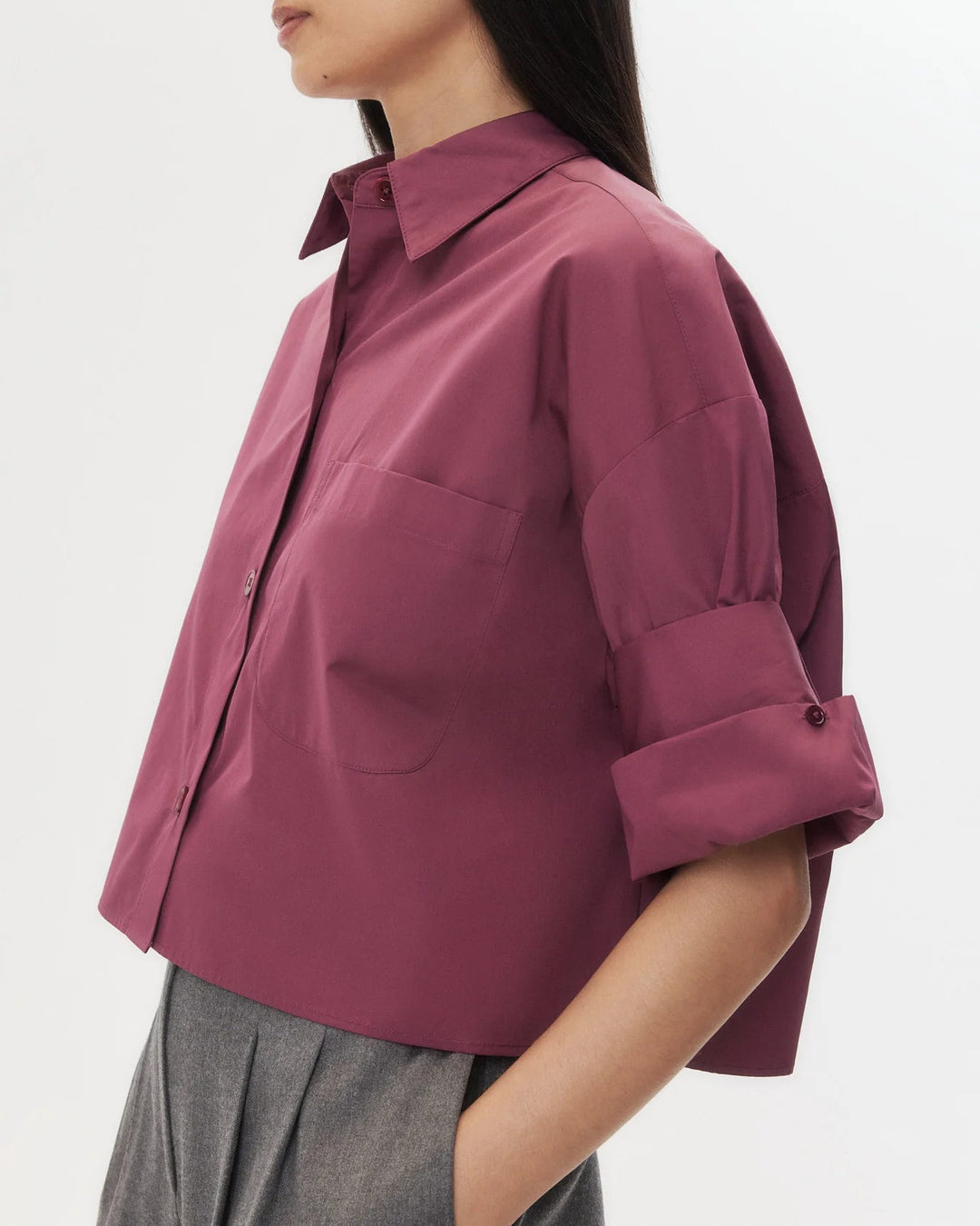 TWP - Next Ex Shirt in Crushed Violets - Kalifornia Jean Bar